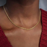 Rope Chain Gold - 2.5mm