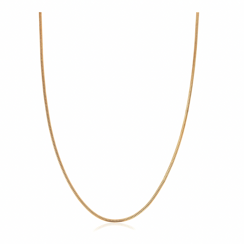 Snake Chain Necklace - Gold 1.5 mm