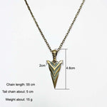 Luminous Arrow Pendant