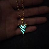 Luminous Arrow Pendant