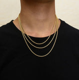 Rope Chain 4mm -  Gold