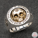 Rock Skull Ring