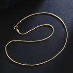 Snake Chain Necklace - Gold 1.2 mm