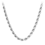 Rope Chain 4mm - Silver