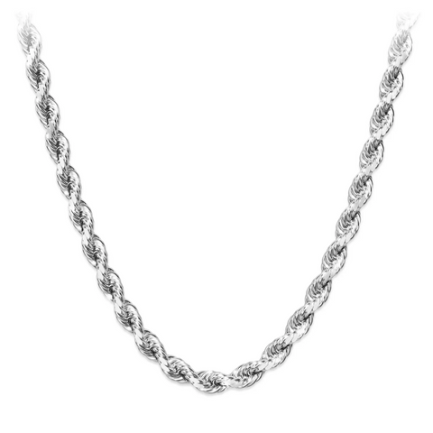 Rope Chain 4mm - Silver