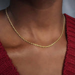 Rope Chain 4mm -  Gold