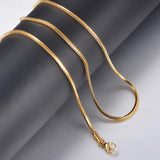 Snake Chain Necklace - Gold 1.2 mm